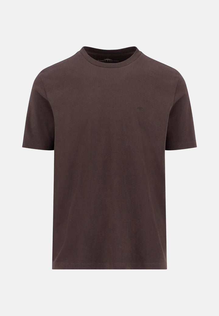 Fynch-Hatton Sanforized Cotton T-Shirt Soil 16141900-866-M