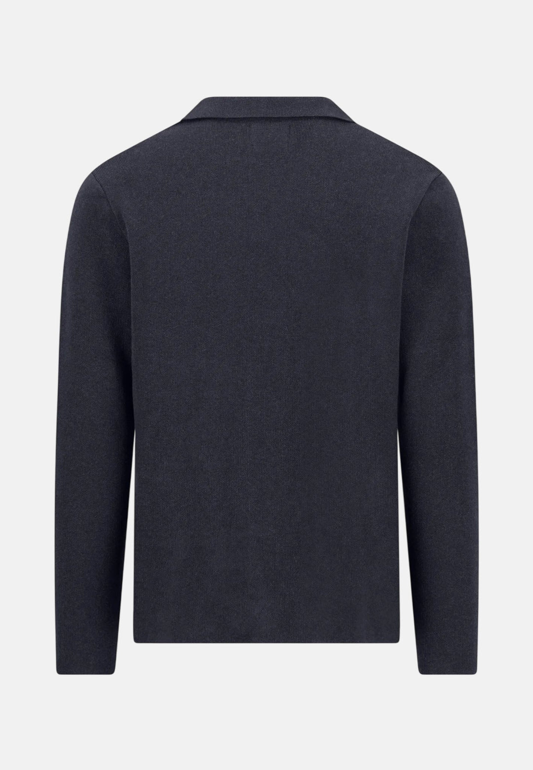 Fynch-Hatton Shawl Collar Cotton Cashmere Cardigan Navy 1608610-690-M