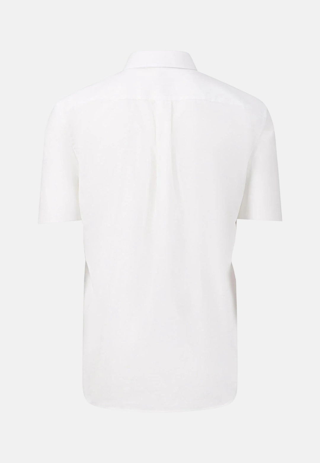Fynch - Hatton Short Sleeved Oxford Button Down Shirt White - 16135501-5500-M - fynch - hatton.co.uk