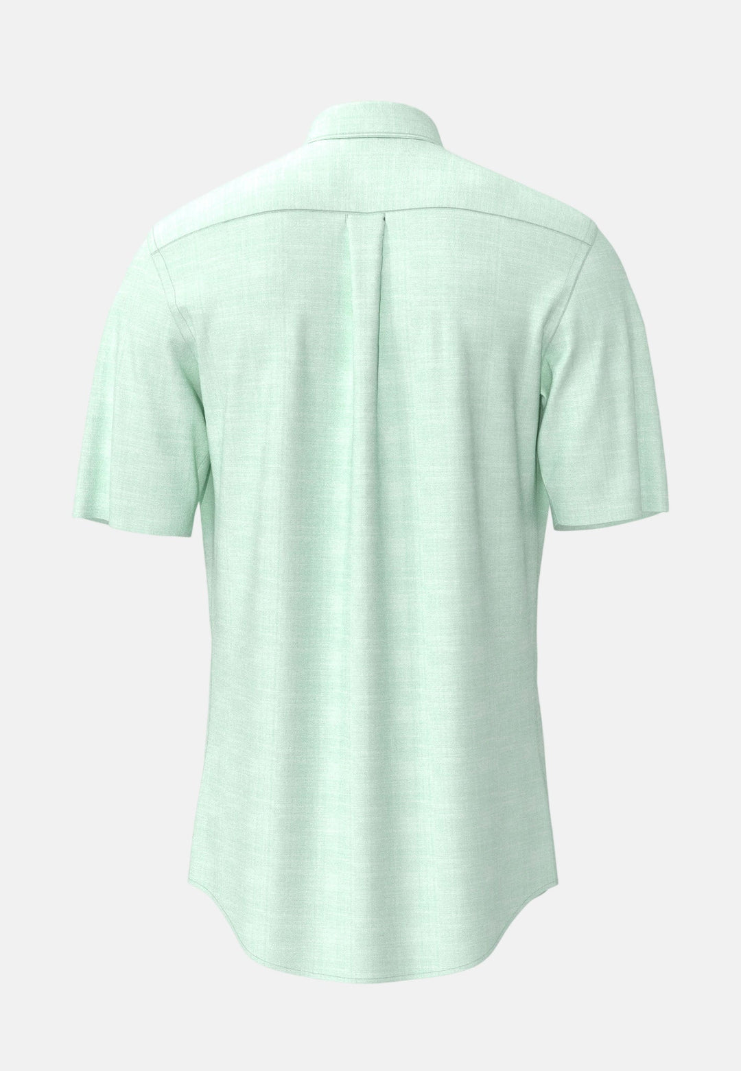 Fynch - Hatton Solid Slub Button Down Short Sleeved Shirt Mint 16048091-744-M