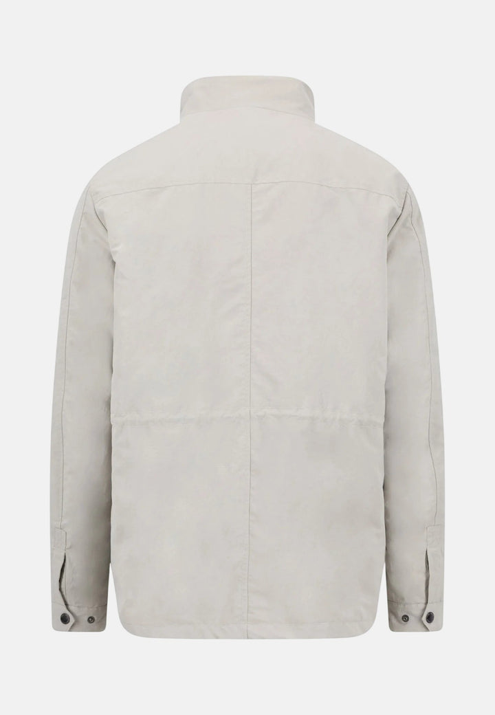 Fynch - Hatton Stand Collar Field Jacket Cement - 16022610-828-M - fynch - hatton.co.uk