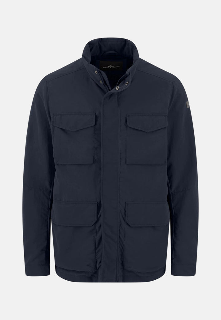 Fynch - Hatton Stand Collar Field Jacket Dark Navy - 16022610-688-M - fynch - hatton.co.uk