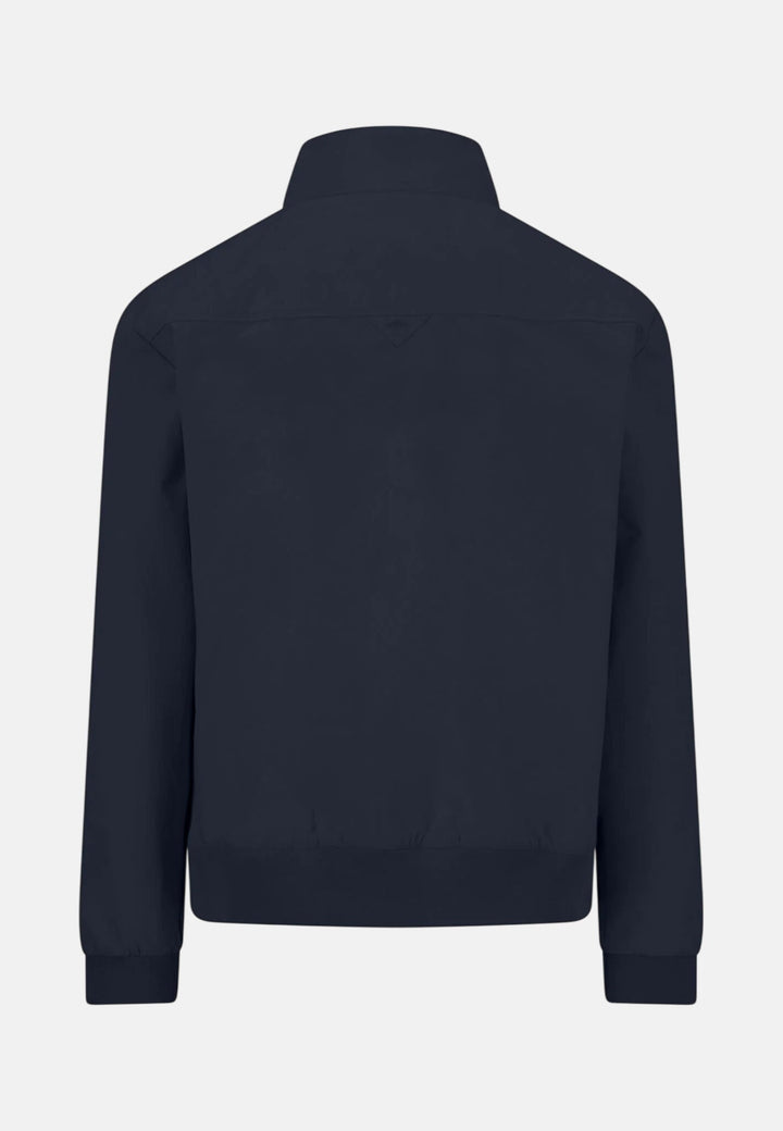 Fynch - Hatton Stand Collar Harrington Jacket Dark Navy - 16022602-688-M - fynch - hatton.co.uk