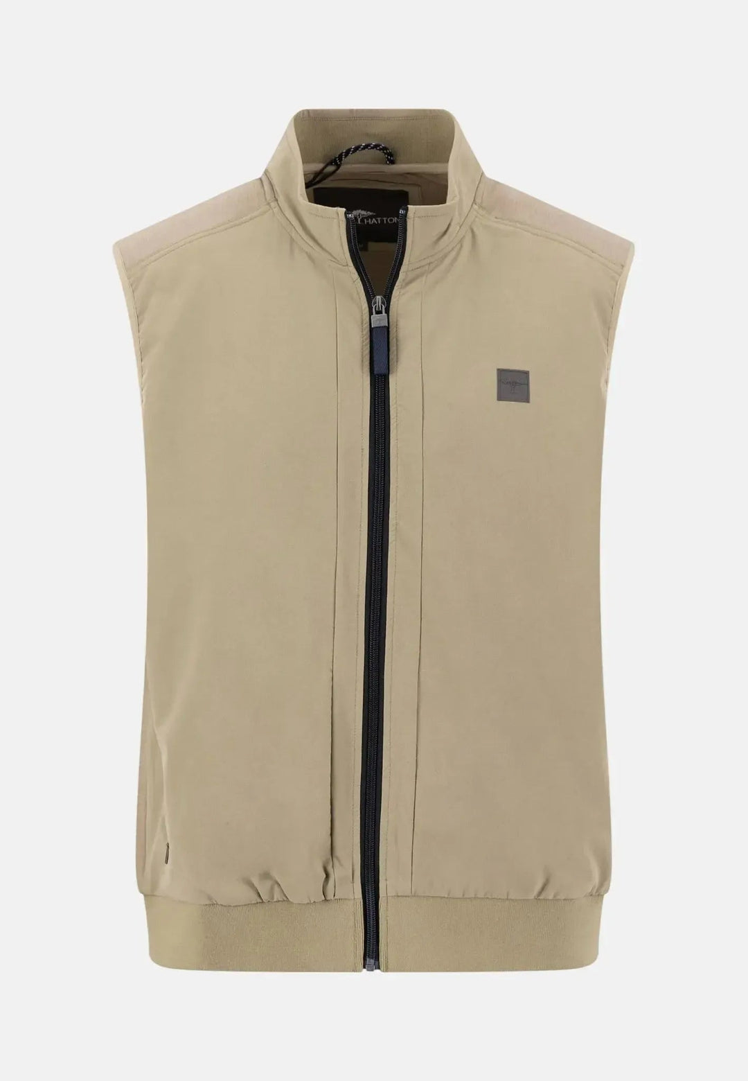 Fynch - Hatton Stand Collar Hybrid Gilet Pistachio - 16022711-745-M - fynch - hatton.co.uk