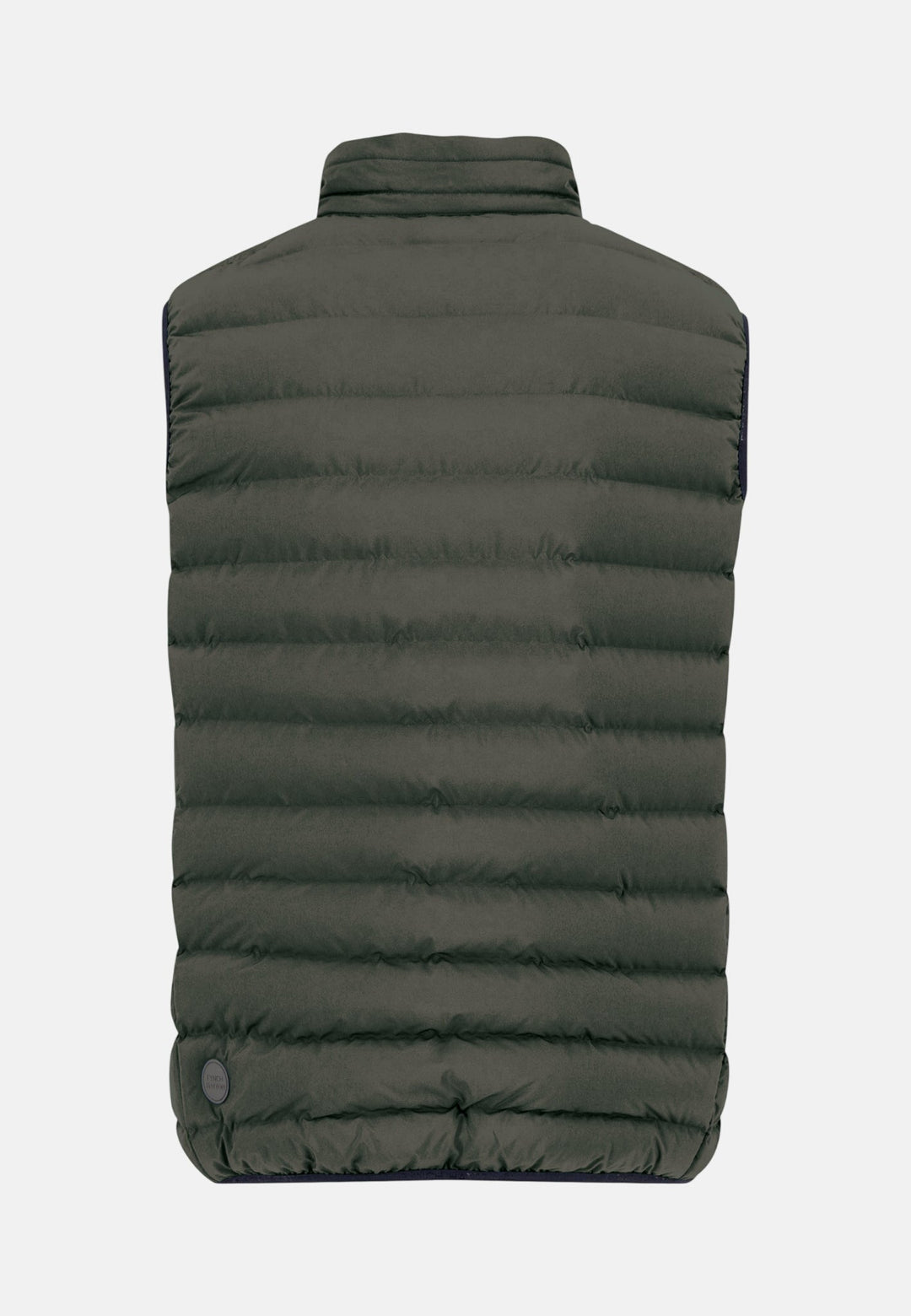 Fynch - Hatton Stand Collar Light Weight Vest Dark Khaki 16132601-719-M