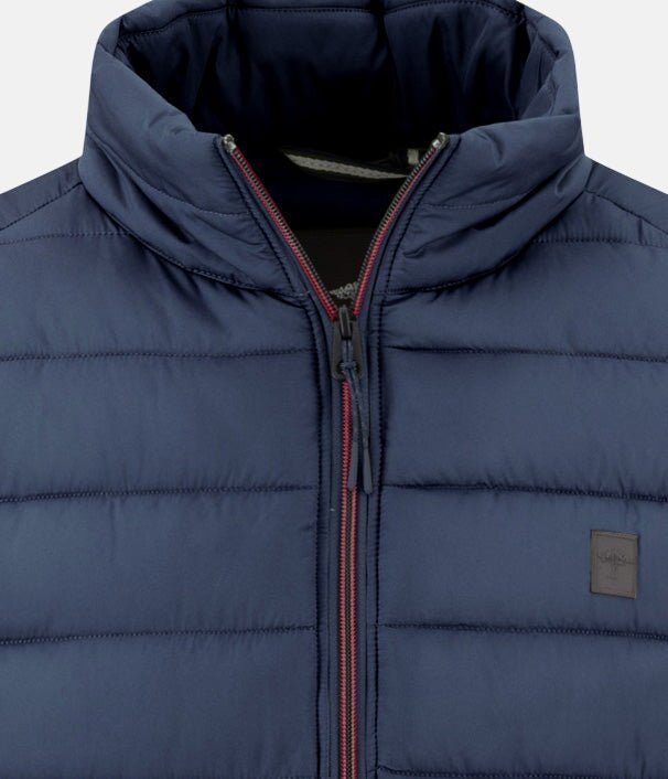Fynch - Hatton Stand Collar Light Weight Vest Dark Navy 16132601-688-M