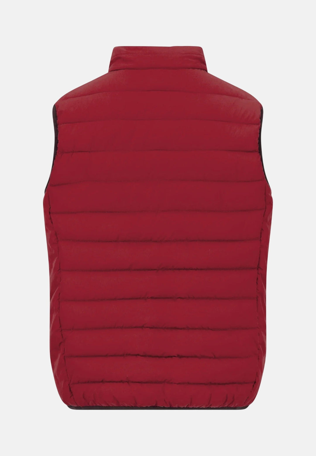 Fynch-Hatton Stand Collar Lightweight Quilted Gilet Brick 16142601-346-M
