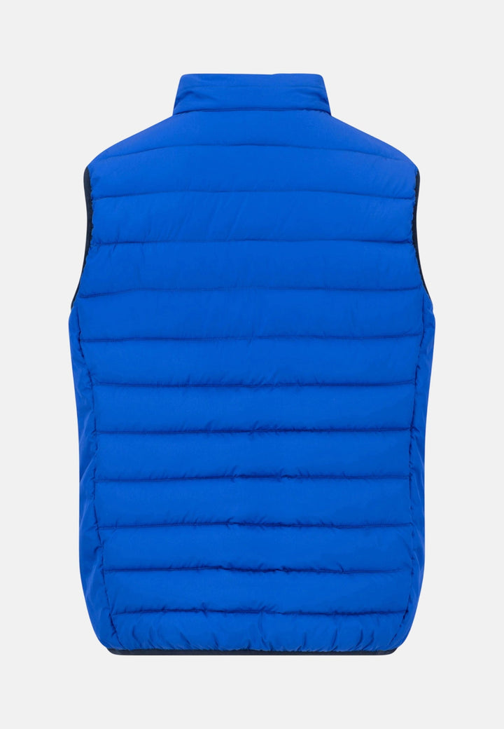 Fynch-Hatton Stand Collar Lightweight Quilted Gilet Cobalt 16142601-674-M