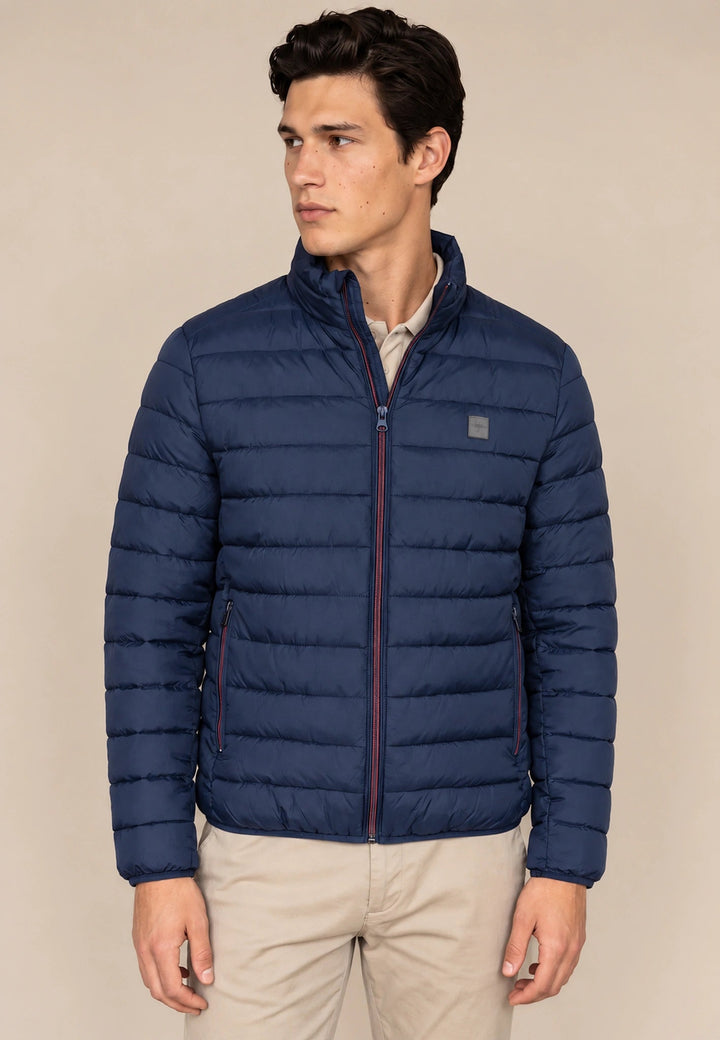 Fynch-Hatton Stand Collar Lightweight Quilted Jacket Dark Navy 16142600-688-M