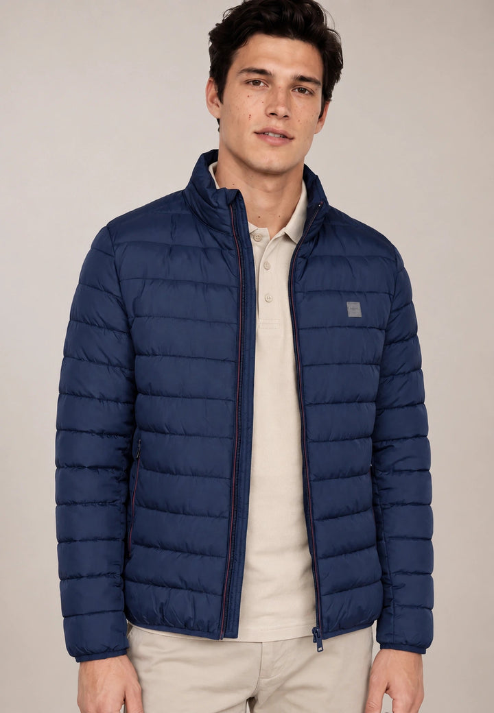 Fynch-Hatton Stand Collar Lightweight Quilted Jacket Dark Navy 16142600-688-M