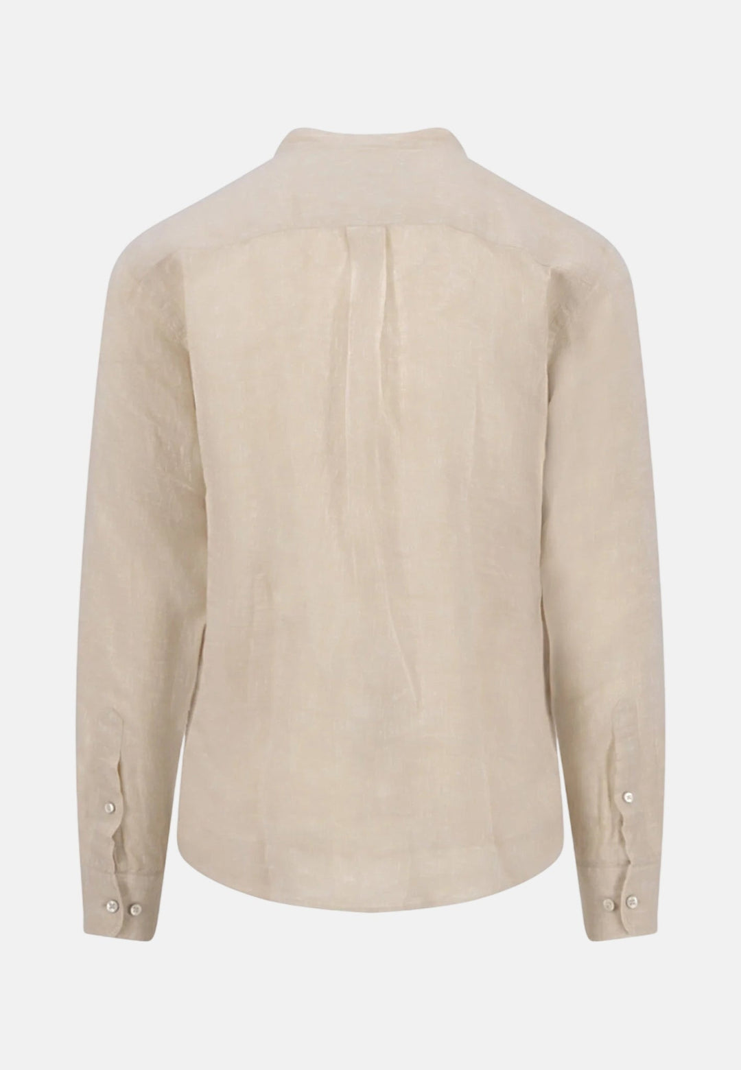 Fynch - Hatton Stand Collar Pure Linen Shirt Sand 16136008-837-M