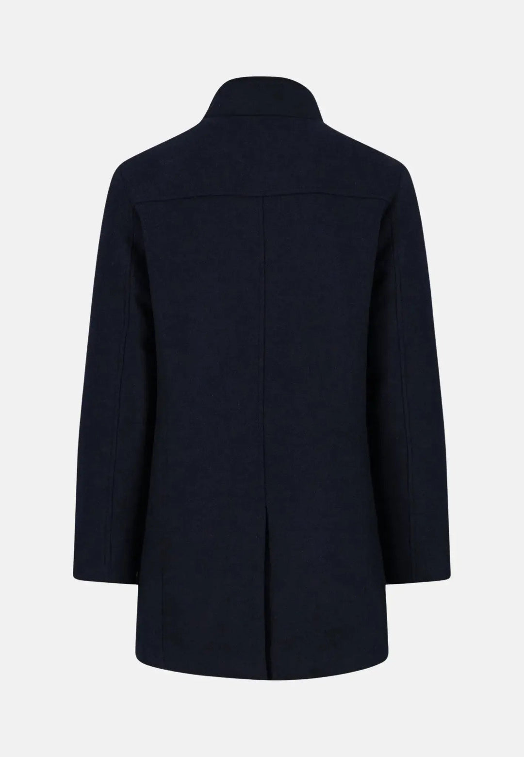 Fynch - Hatton Standcollar Insert Wool Mix Coat Dark Navy - 15102430-688-S - fynch - hatton.co.uk
