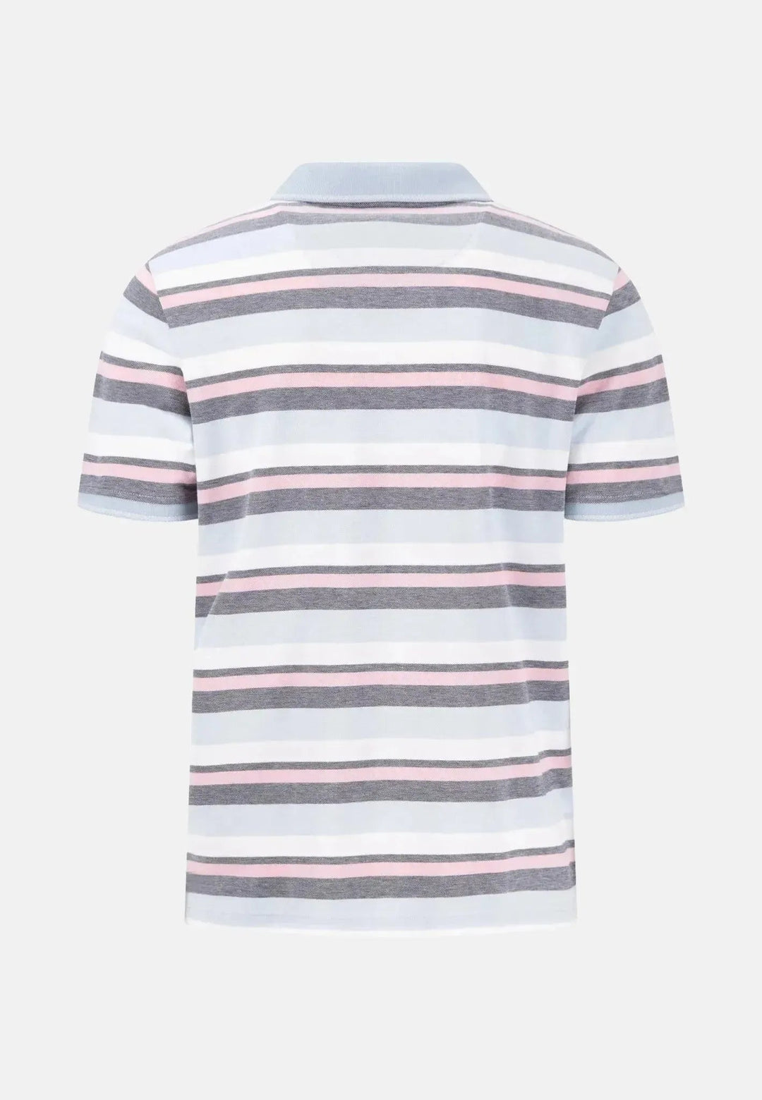 Fynch - Hatton Striped Casual Fit Polo Shirt Summer Breeze 15031906-607-S