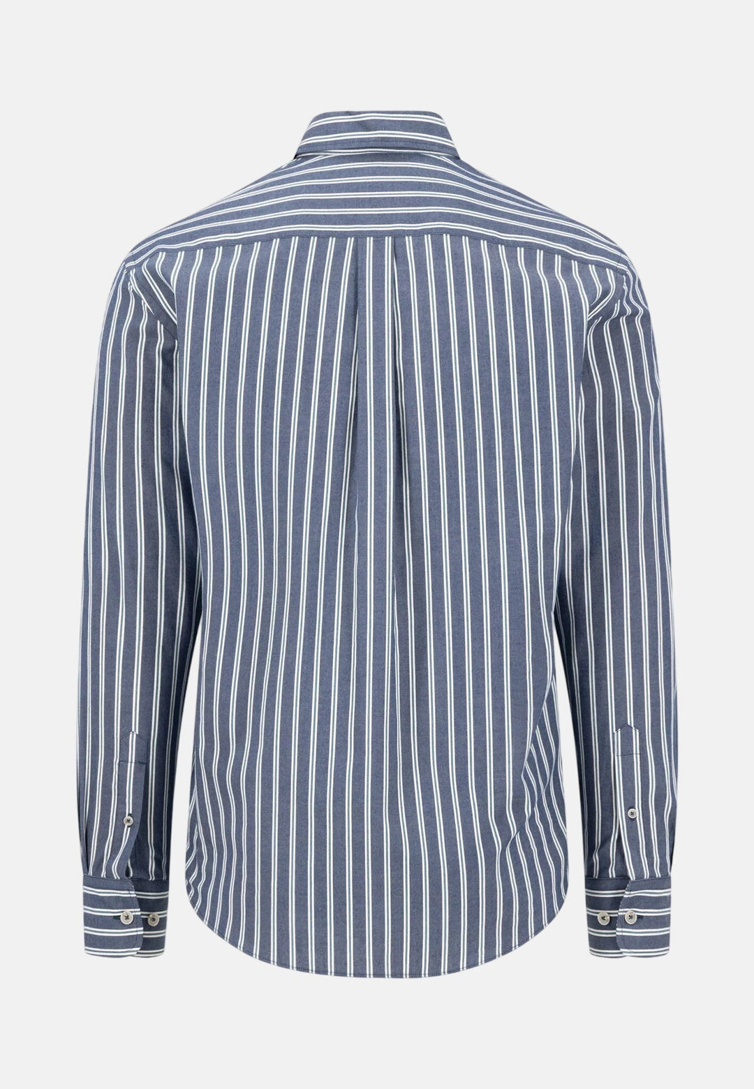 Fynch-Hatton Striped Twill Button Down Shirt Teal 16085350-673-M