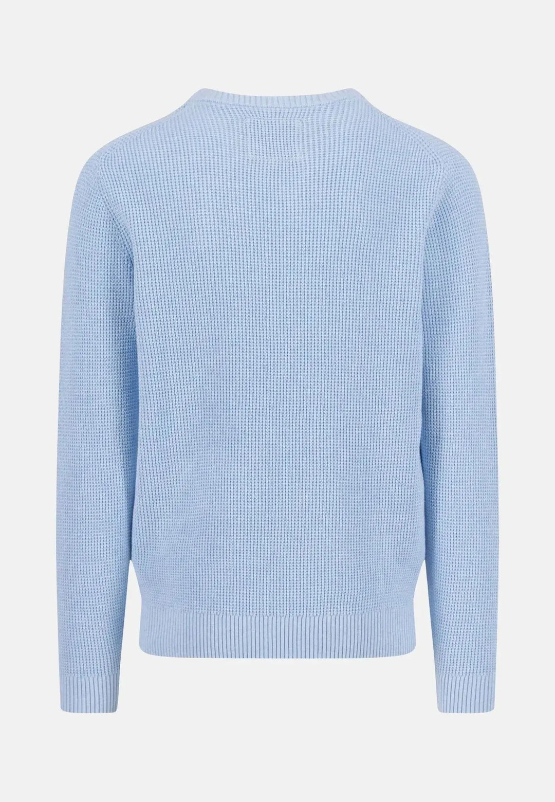 Fynch - Hatton Structured Cotton Crewneck Knit New Breeze 1512205-653-S
