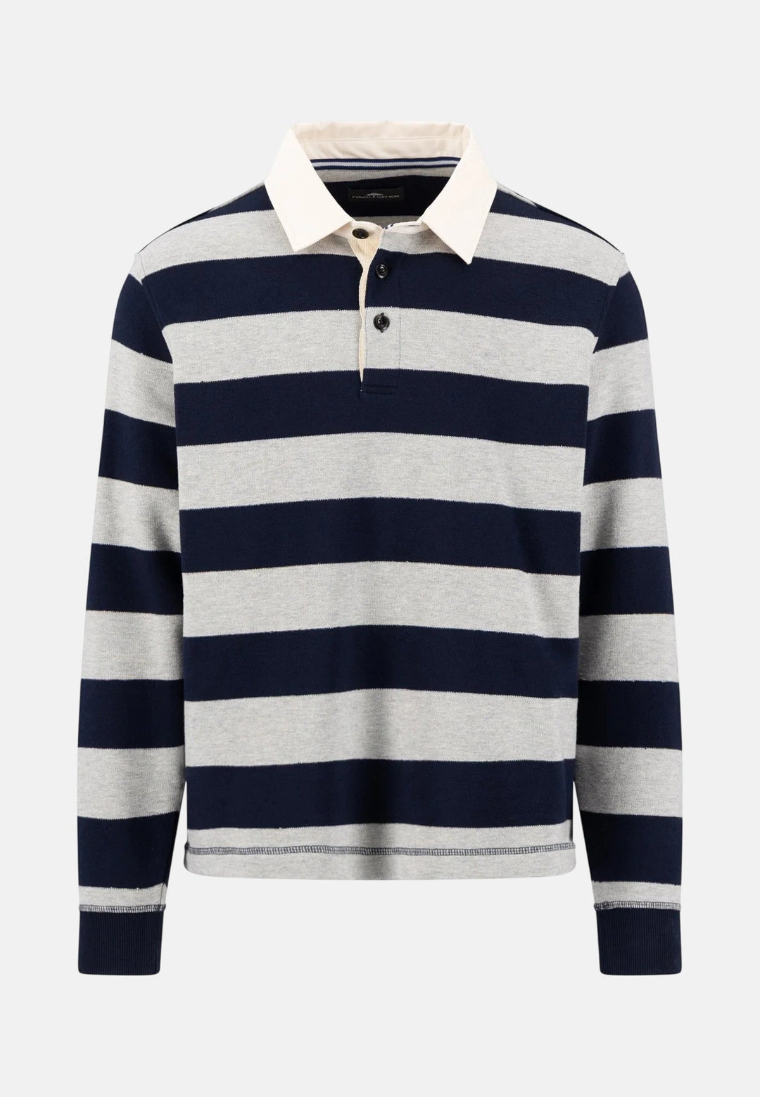Fynch-Hatton Structured Stripe Rugby Shirt Navy 16091331-685-M