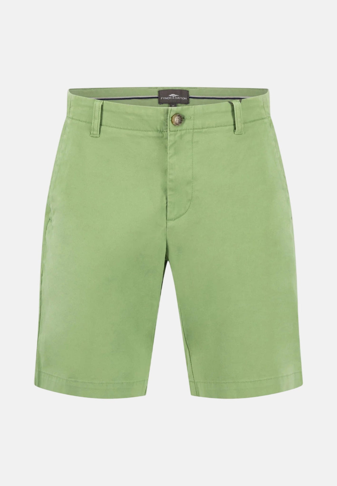 Fynch - Hatton Summer Stretch Bermuda Shorts Avocado - 16032110-740-32 - fynch - hatton.co.uk