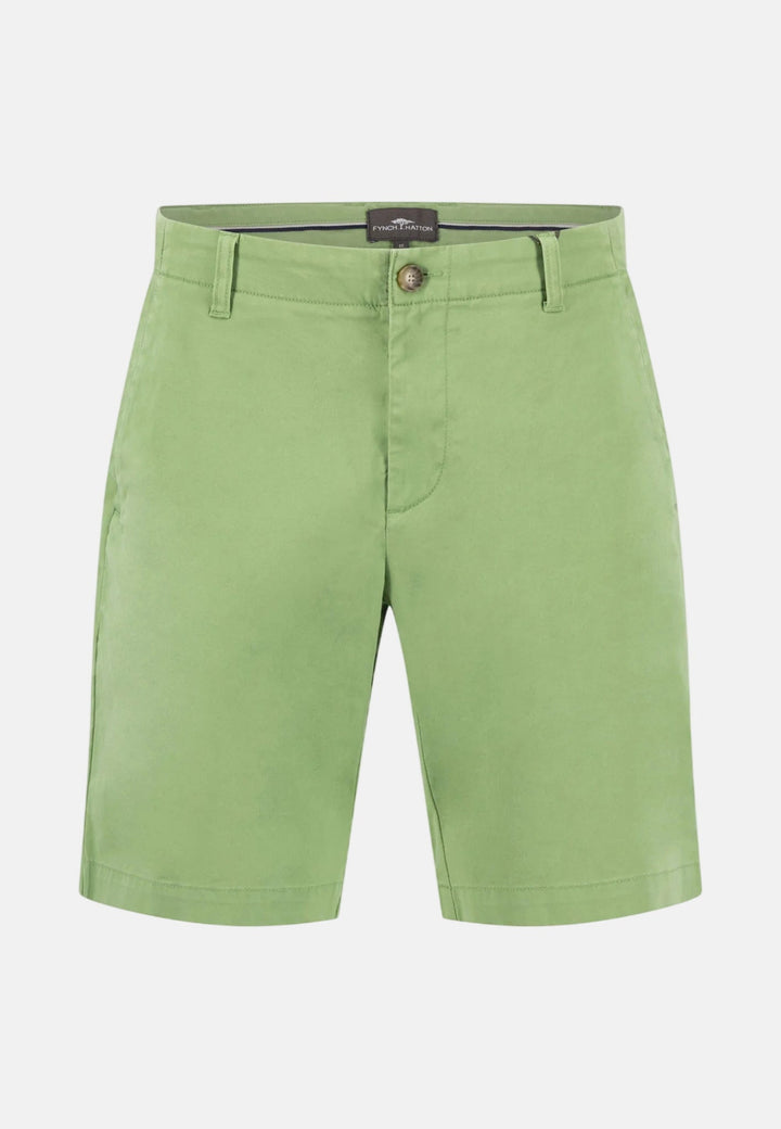 Fynch - Hatton Summer Stretch Bermuda Shorts Avocado - 16032110-740-32 - fynch - hatton.co.uk