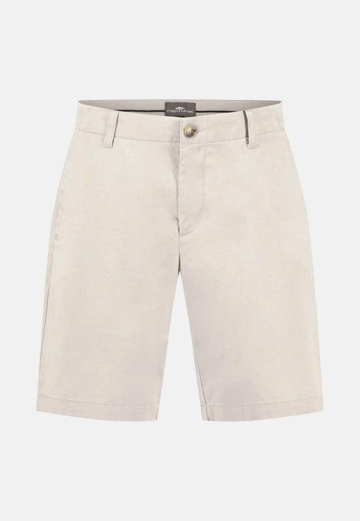 Fynch - Hatton Summer Stretch Bermuda Shorts Stone - 16032110-834-32 - fynch - hatton.co.uk