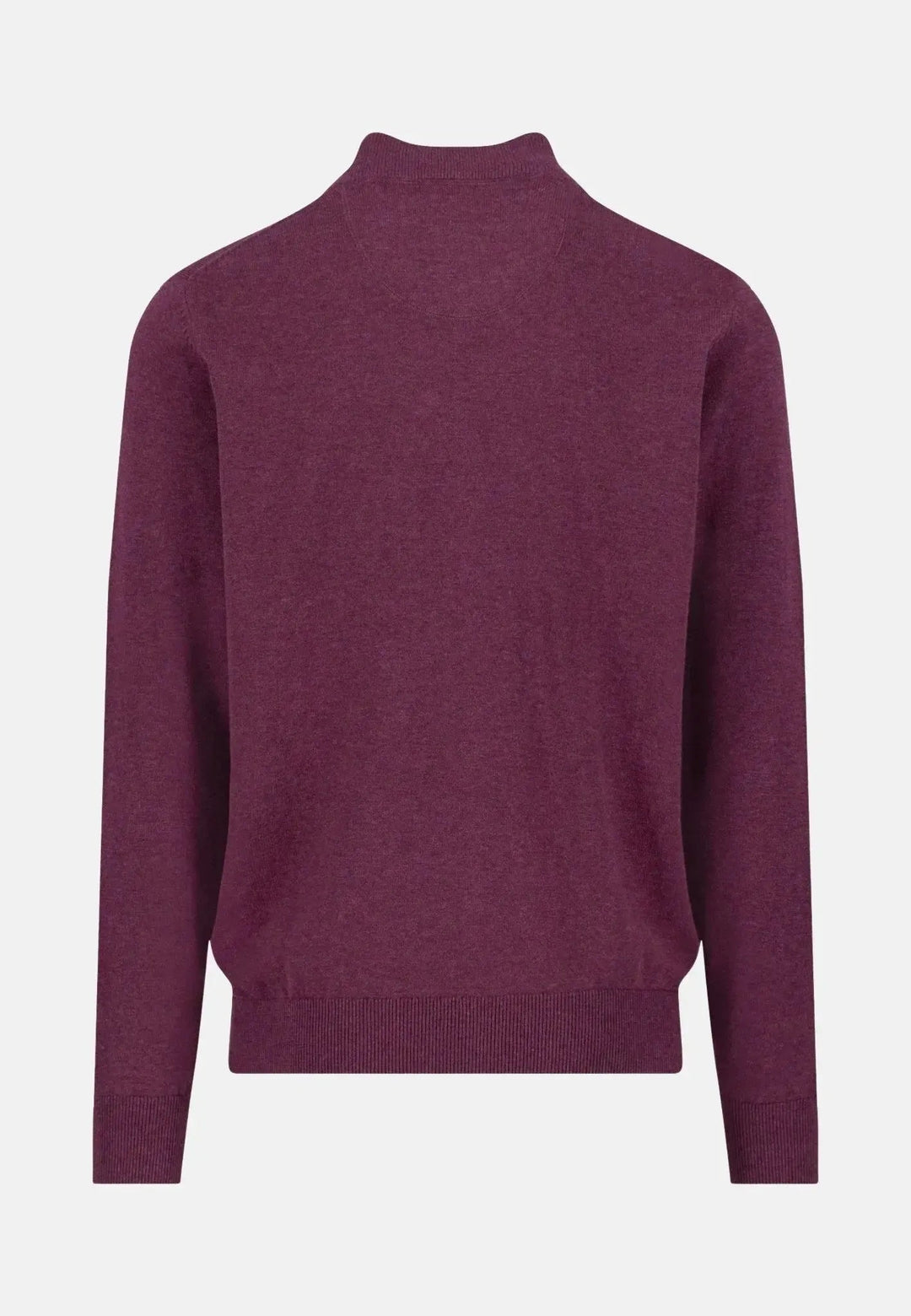 Fynch - Hatton Superfine Stand - Up Cardigan Deep Merlot 1514212-368-M