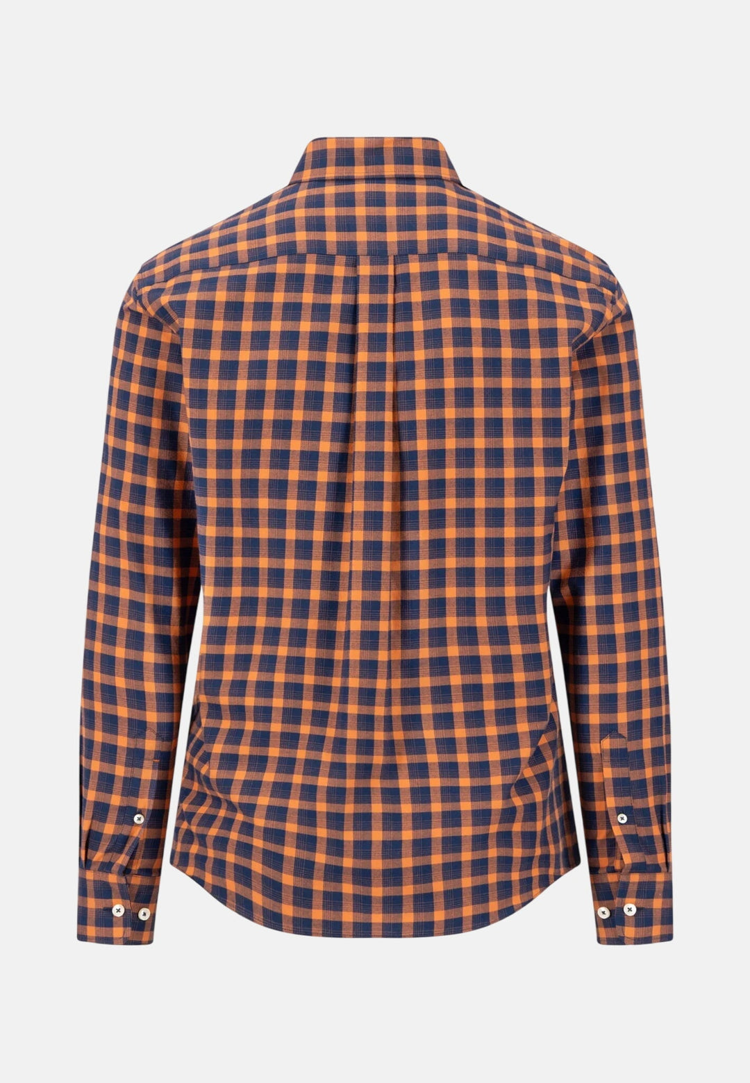 Fynch-Hatton Two-Tone Check Button Down Shirt Sienna 16145480-818-M