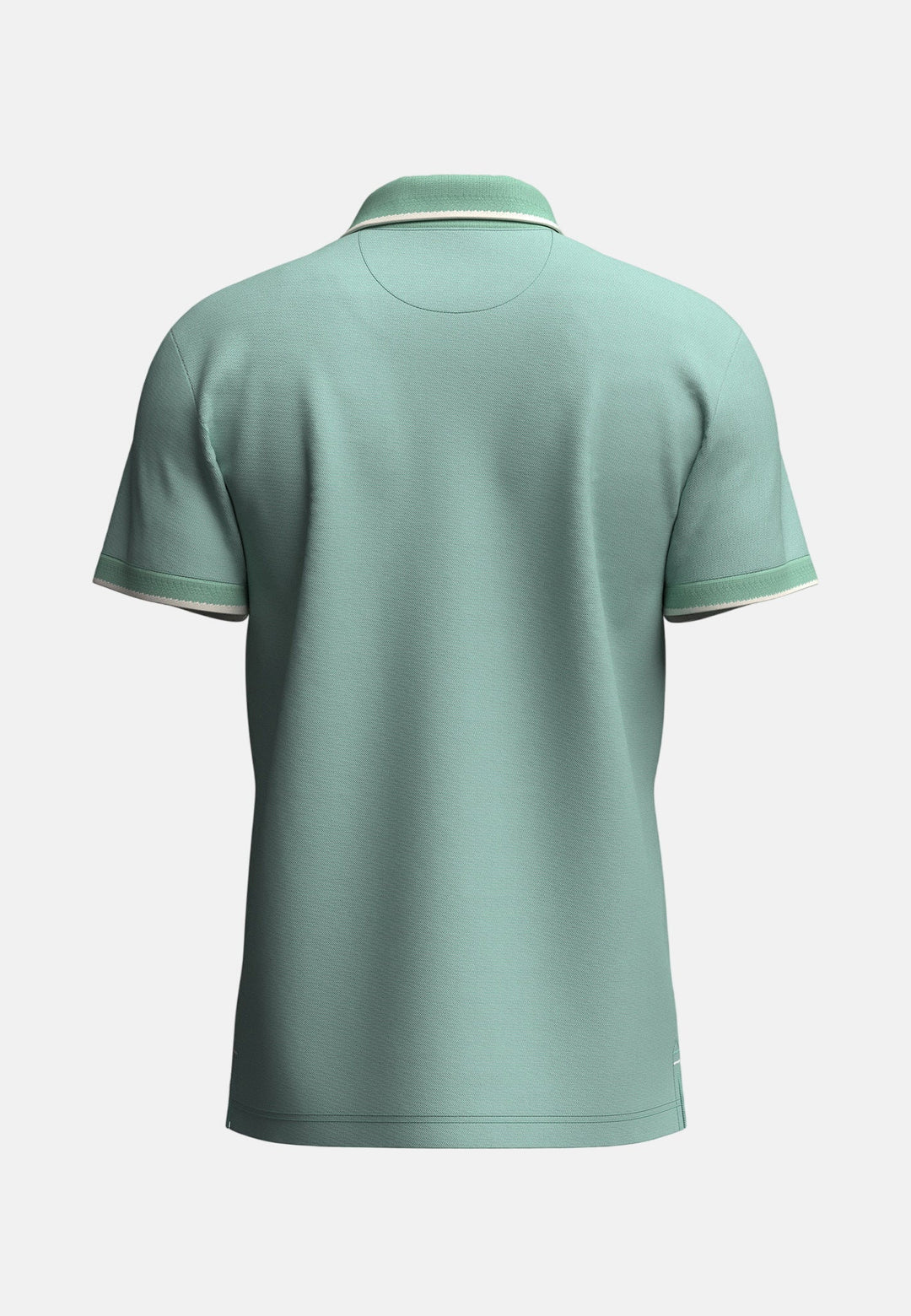 Fynch - Hatton Two - Tone Pique Polo Shirt Mint - 16031904-744-M - fynch - hatton.co.uk