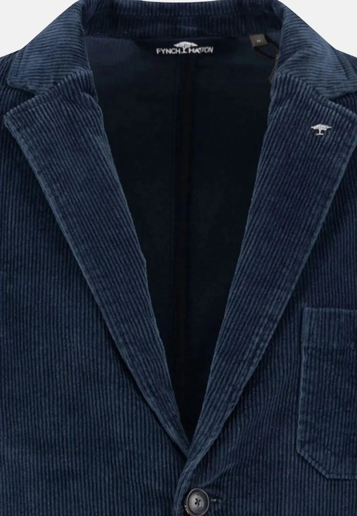Fynch-Hatton Unstructured Corduroy Blazer Dark Navy 15102122-688-M