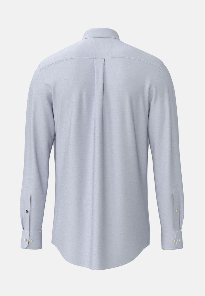 Fynch - Hatton Washed Oxford Solid Button Down Shirt Harbour Blue - 16138400-654-M - fynch - hatton.co.uk