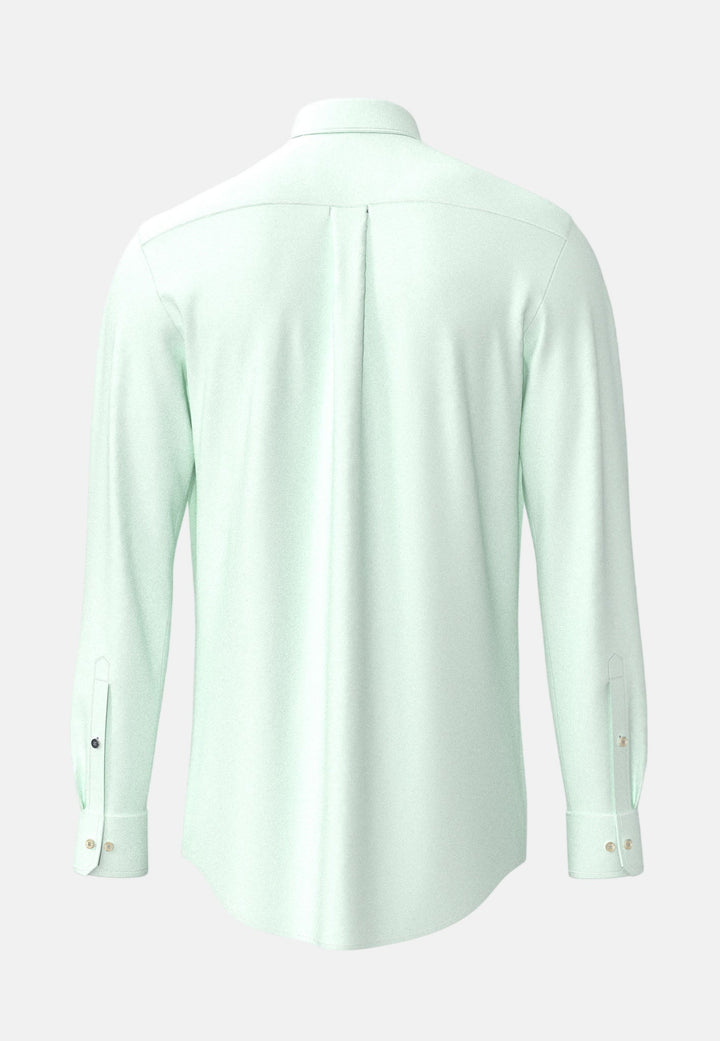 Fynch - Hatton Washed Oxford Solid Button Down Shirt Mint 16138400-744-M
