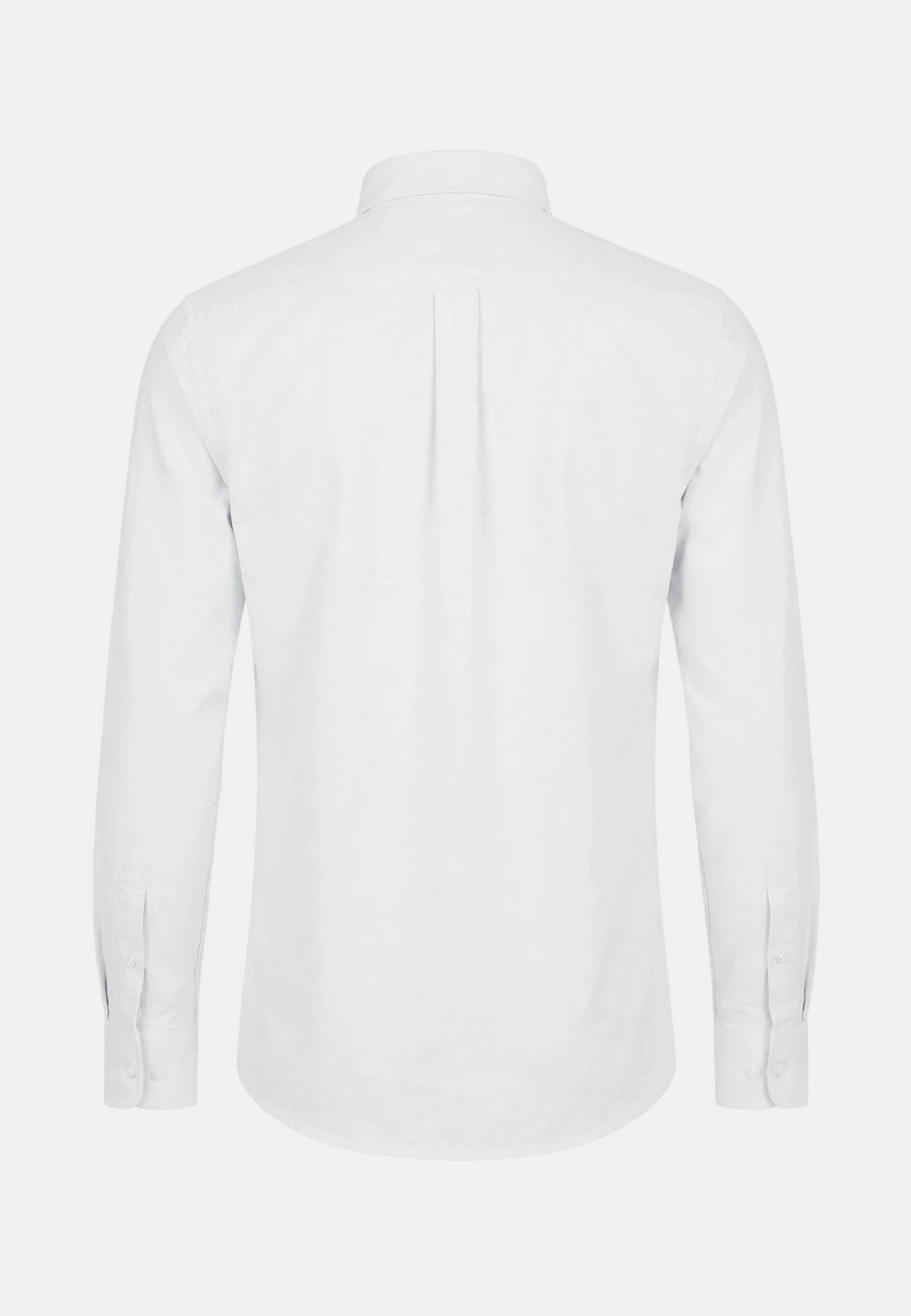 Fynch - Hatton Washed Oxford Solid Button Down Shirt White 16138400-802-M