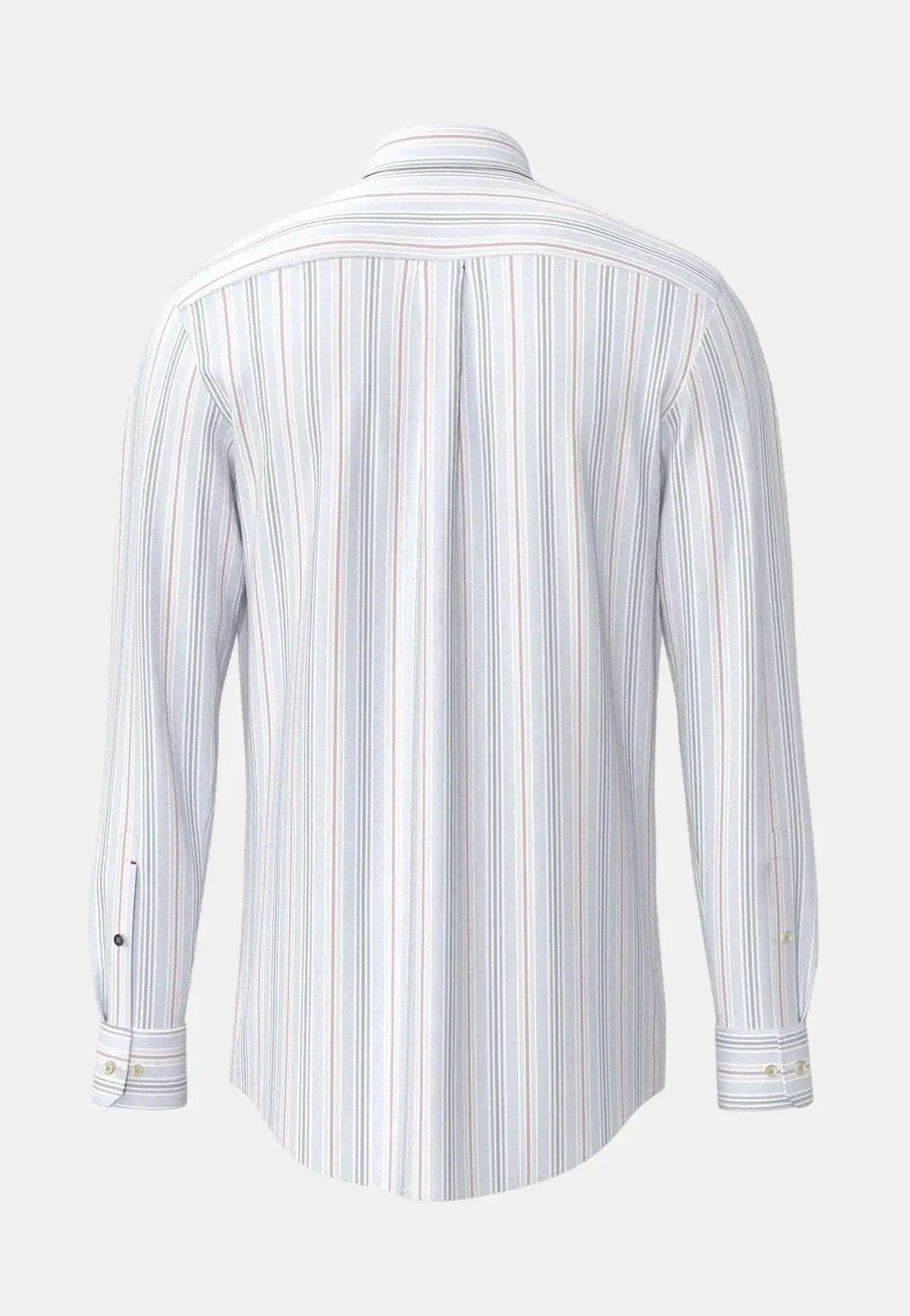 Fynch - Hatton - Washed Oxford Stripe Button Down Shirt New Breeze - 16028280-653-M