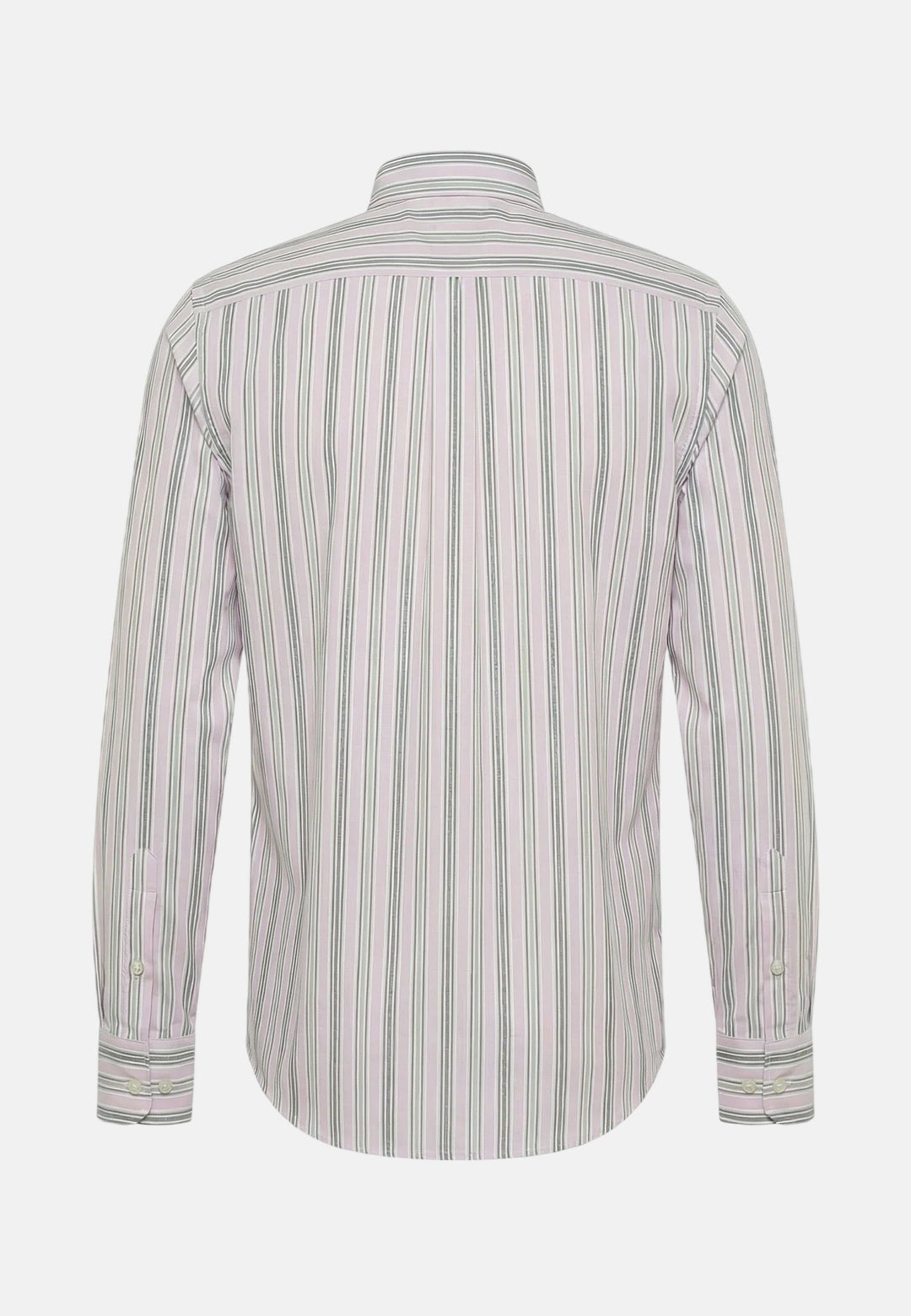 Fynch - Hatton Washed Oxford Stripe Shirt Magnolia - 16028280-464-M - fynch - hatton.co.uk