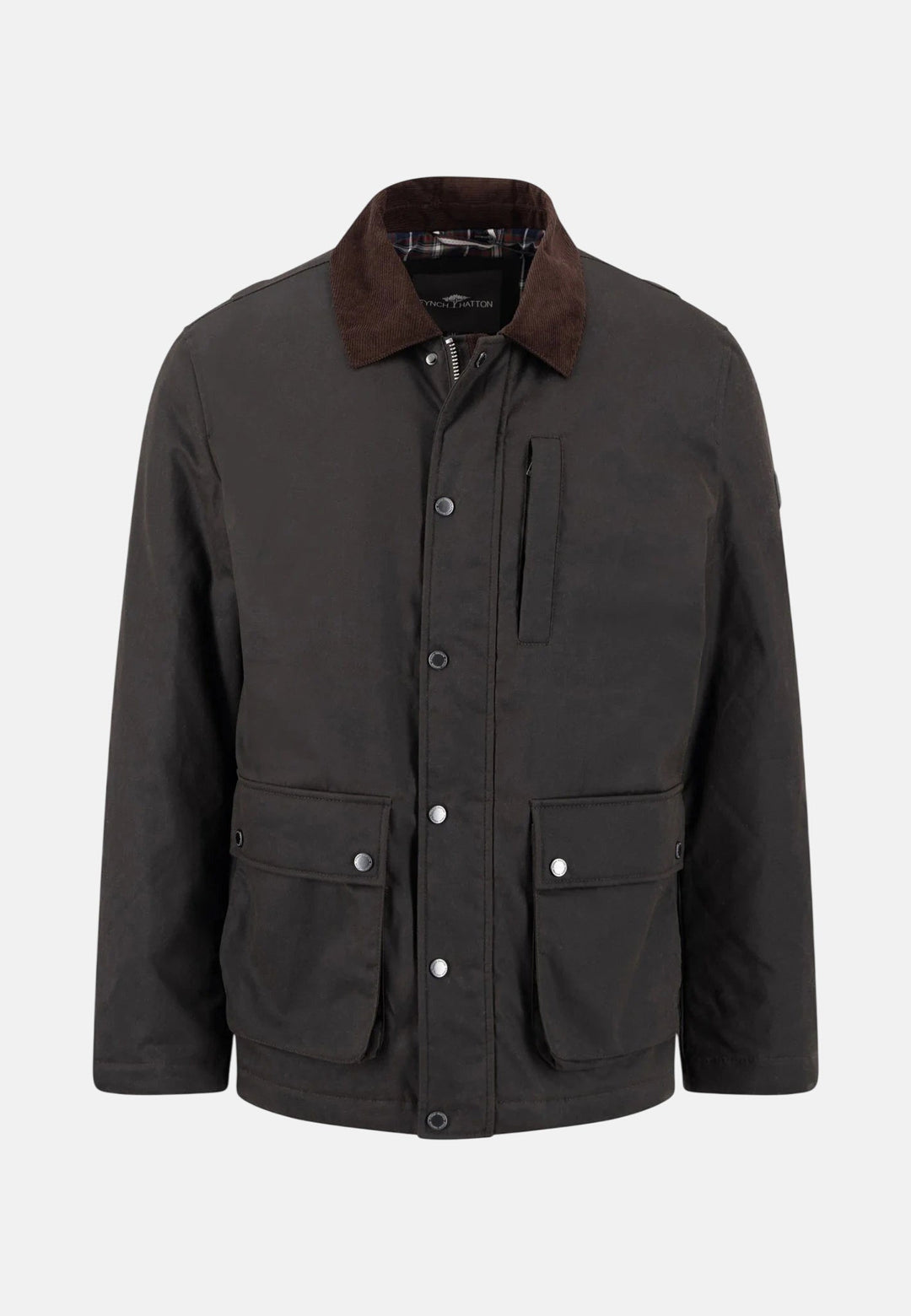Fynch-Hatton Waxed Cotton Barn Jacket Anthracite 16092604-901-M