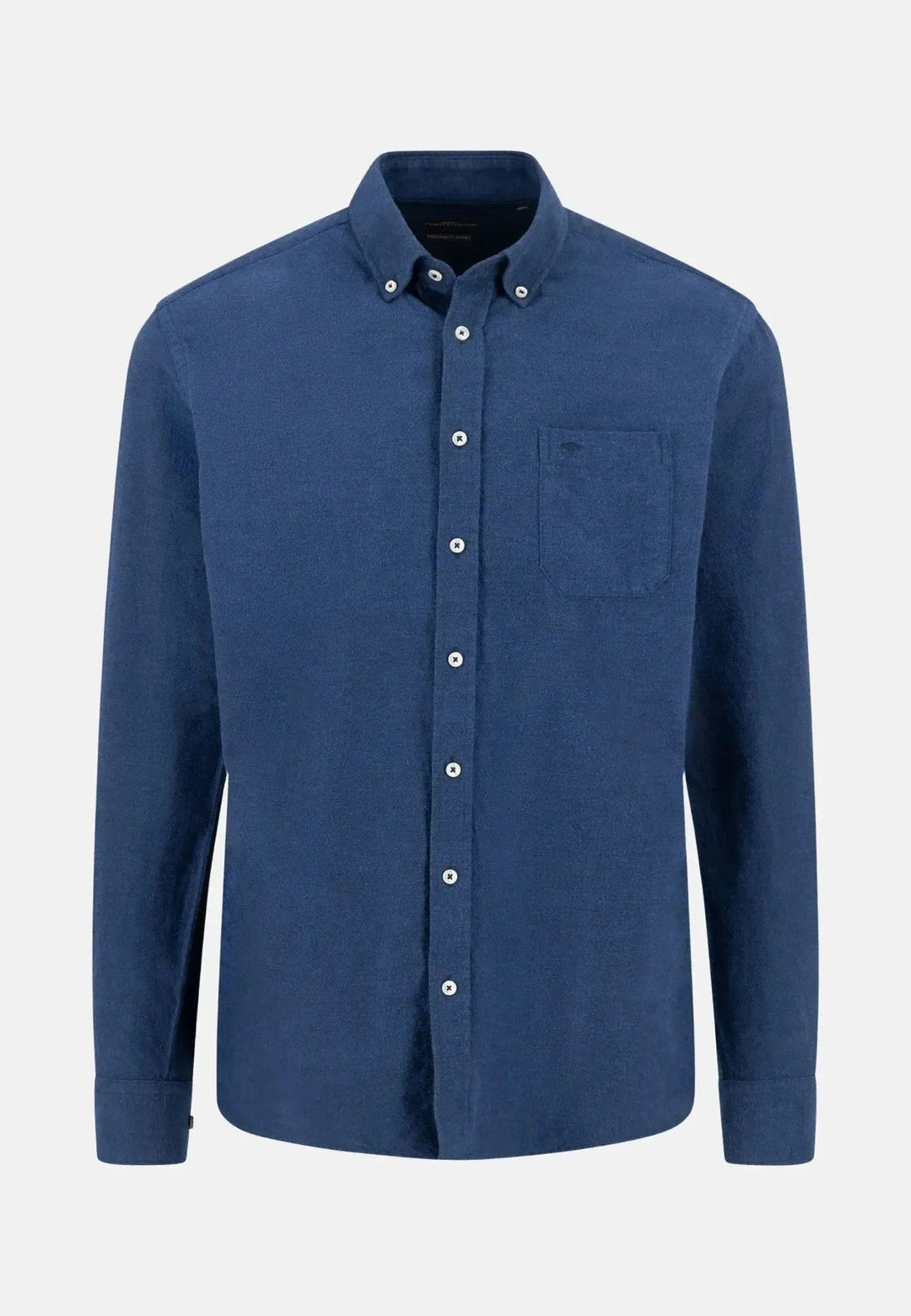 Fynch - Hatton Winter Solid Button Down Shirt Navy - 15115900-685-S - fynch - hatton.co.uk