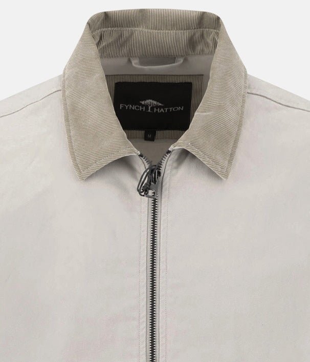 Fynch - Hatton Worker Jacket Cement - 16022606-828-M - fynch - hatton.co.uk