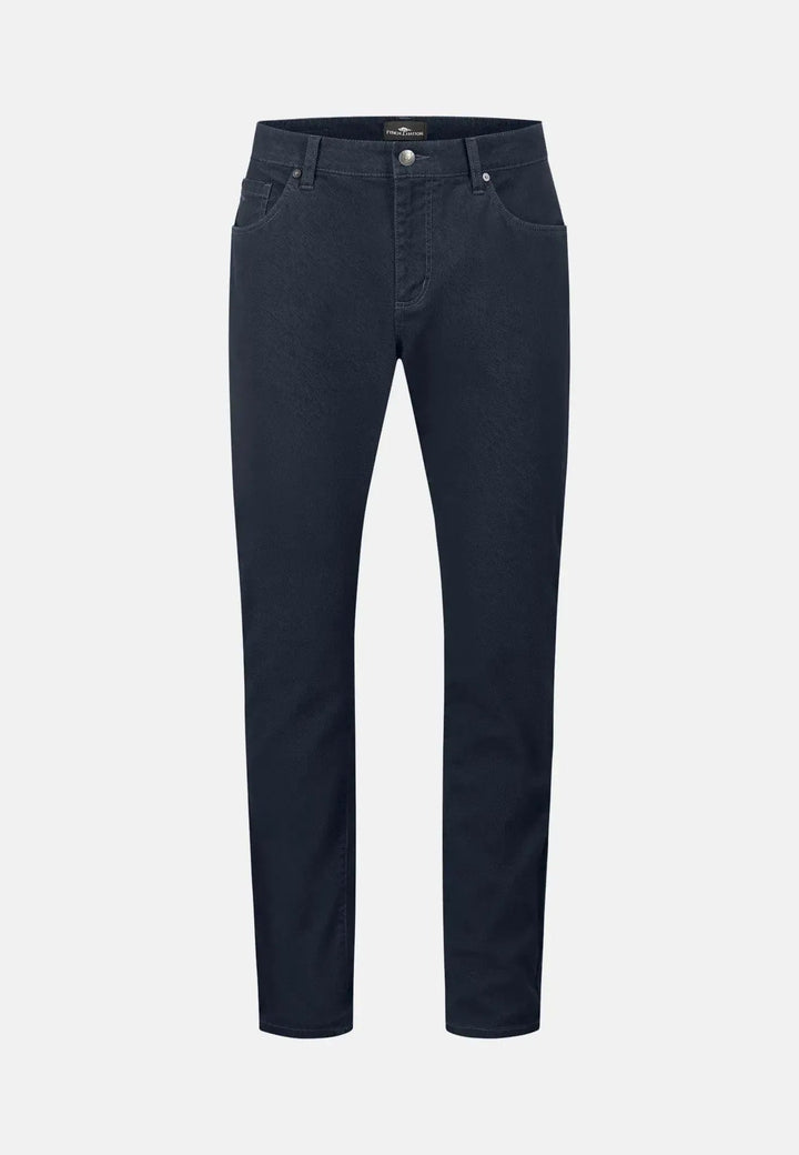 Fynch - Hatton - WOVEN 5 POCKET MICRO PRINT PANTS DARK NAVY - 14092803-688-32 30 - uk