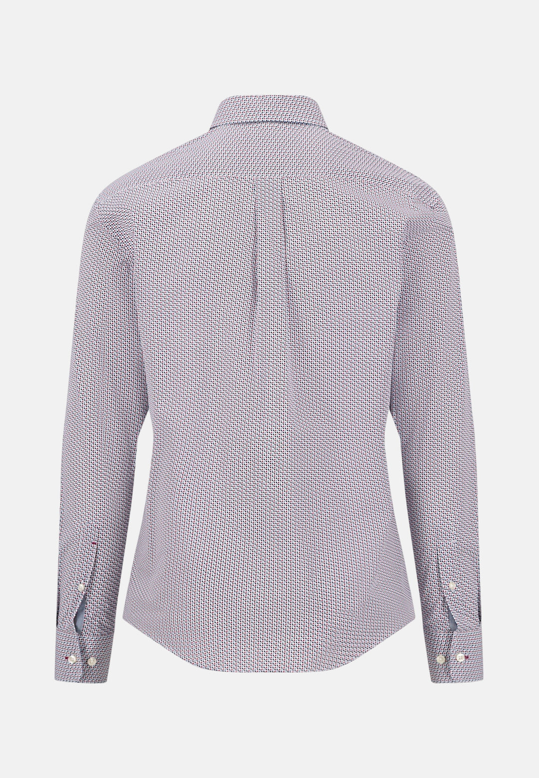 Graphic Flower Button Down Shirt Grape