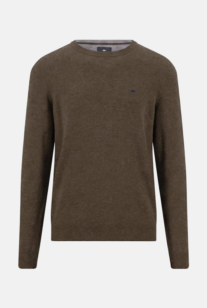 Merino Cashmere Crewneck Knit Soil