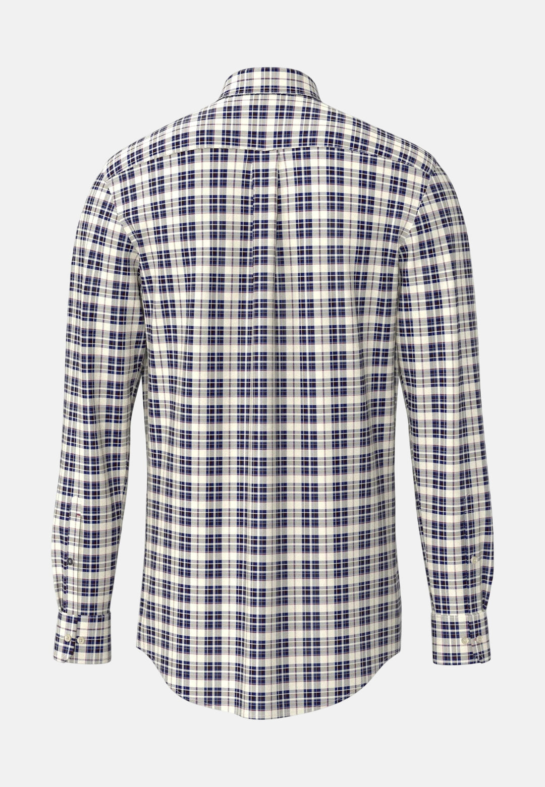 Multicolor Oxford Check Button Down Shirt Soil