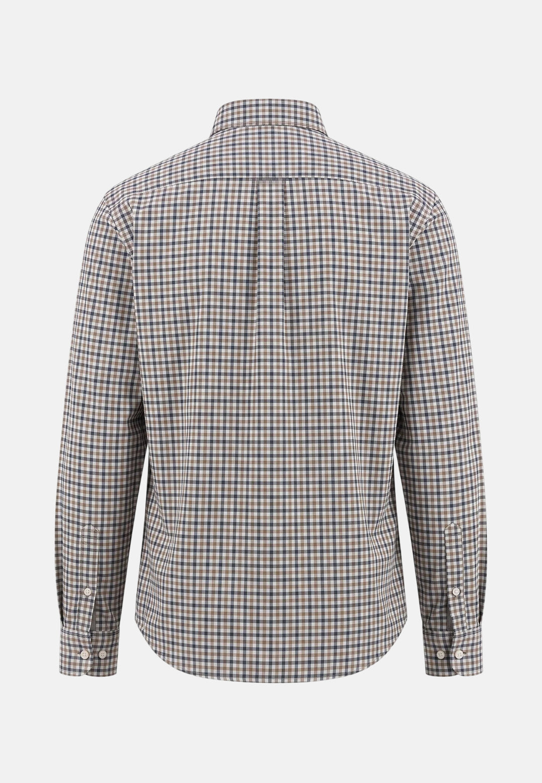 Dobby Check Button Down Shirt Teal