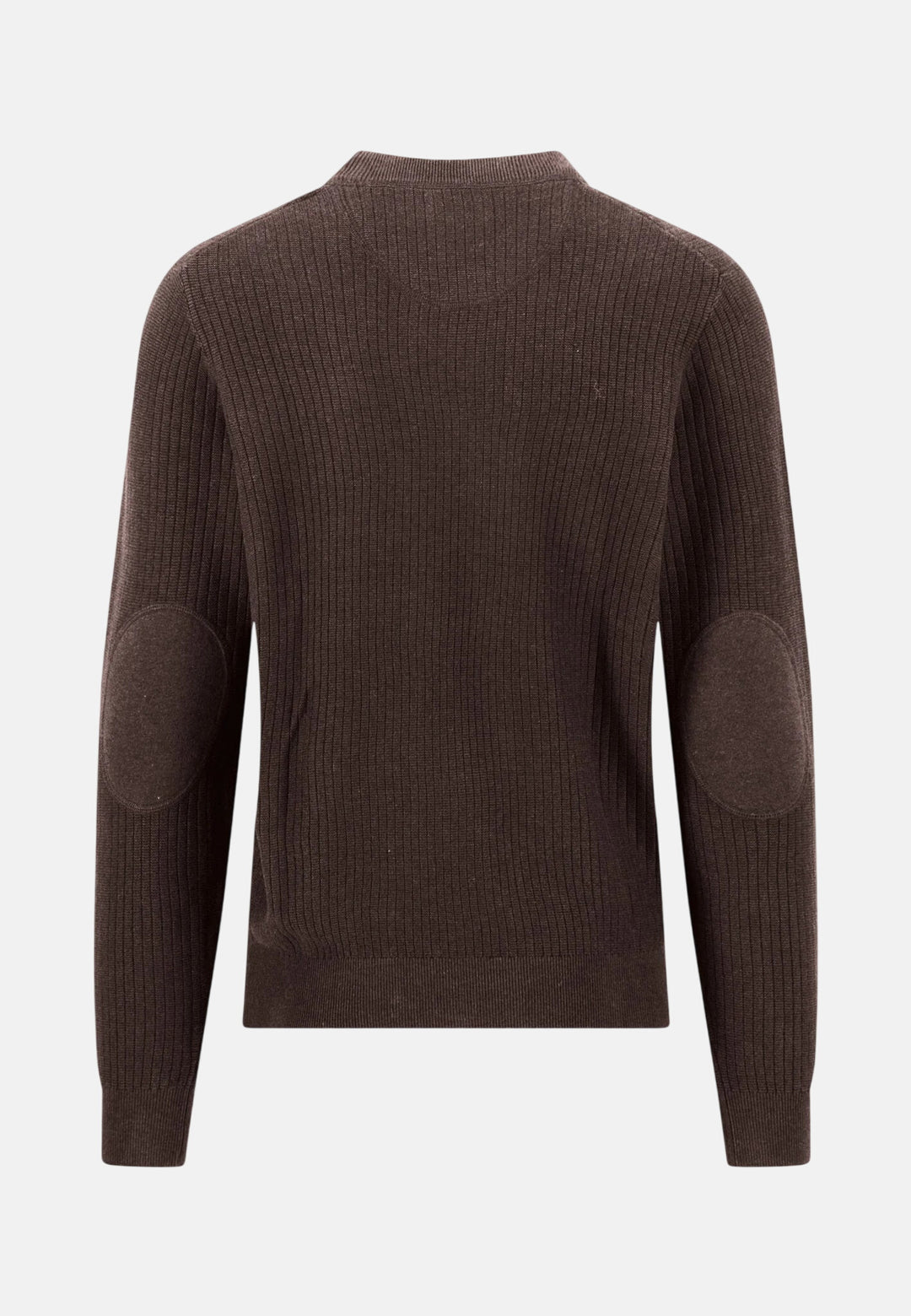 Ribbed Cotton Crewneck Knit Soil