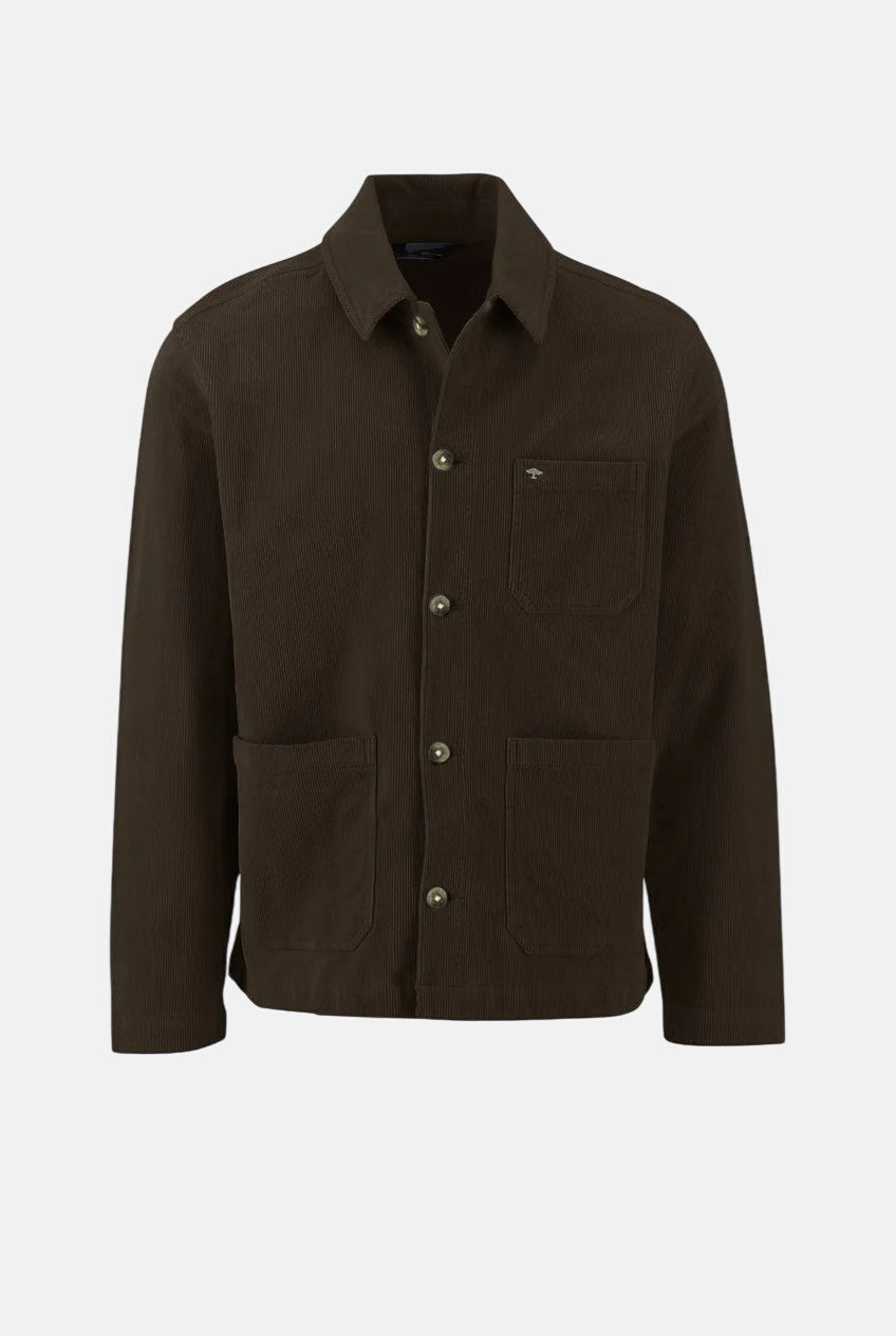 Casual Corduroy Jacket Tobacco