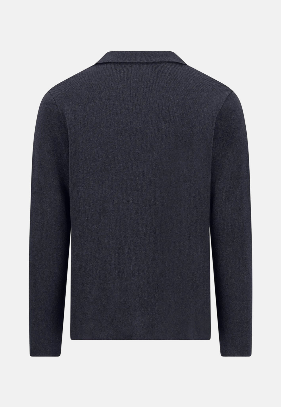 Shawl Collar Cotton Cashmere Cardigan Navy