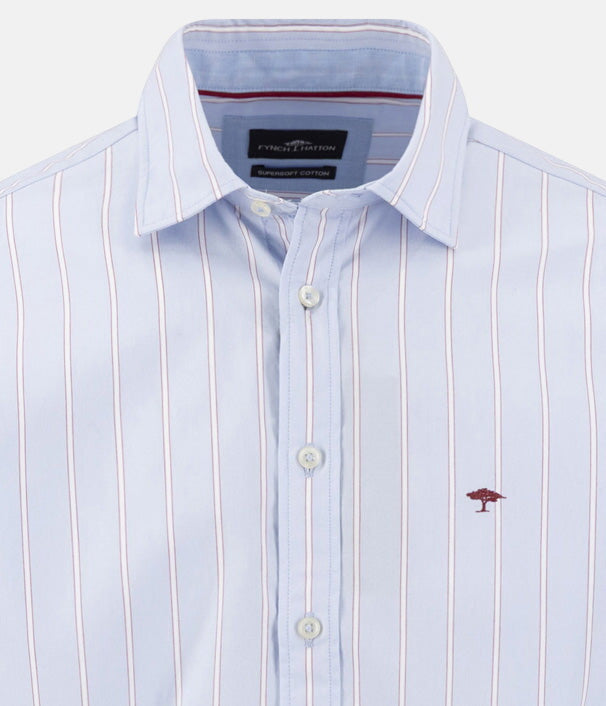 Modern Stripes Button Down Shirt New Breeze