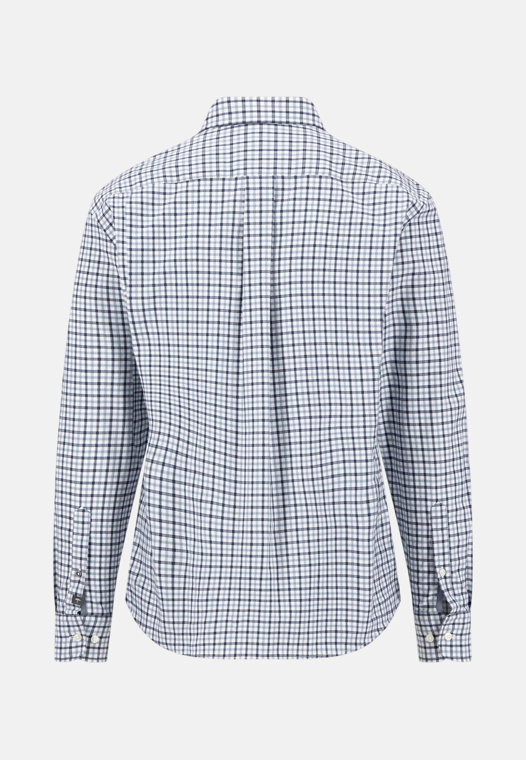 Dobby Check Button Down Shirt Air Blue