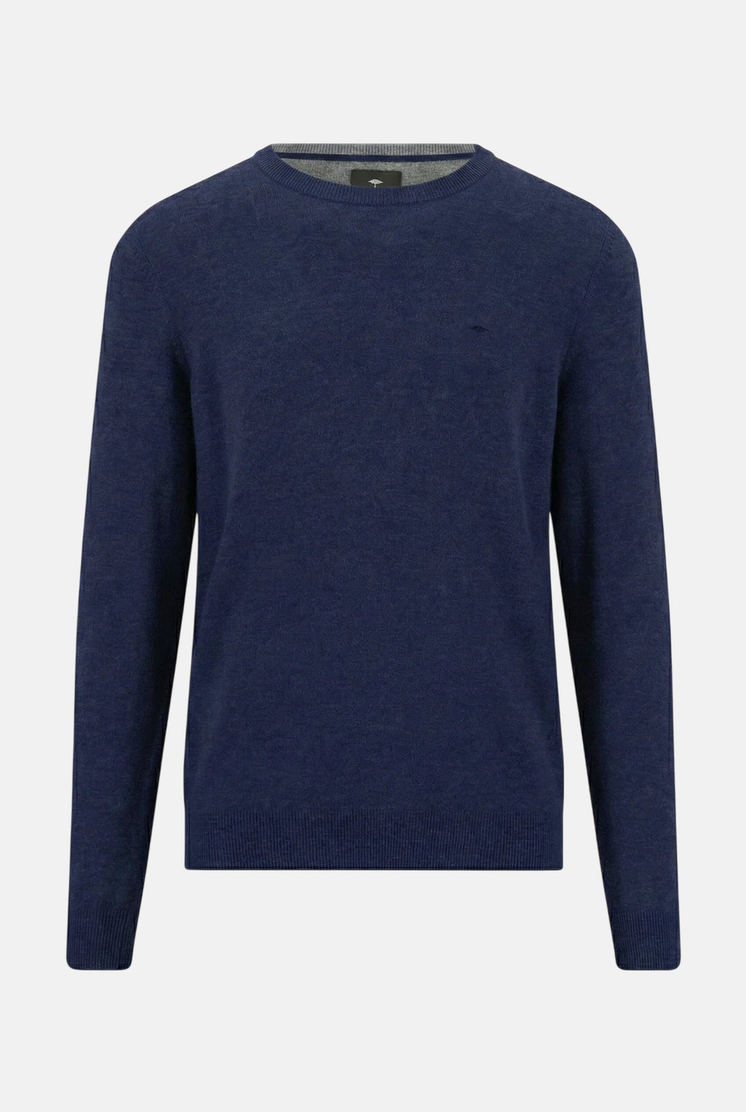 Merino Cashmere Crewneck Knit Ink Blue